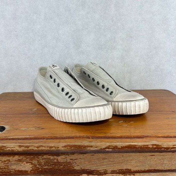 John Varvatos Other - John Varvatos Gray Bootleg Vulcanized Sneakers